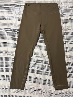 Lululemon Olive Green Active Leggings size 12